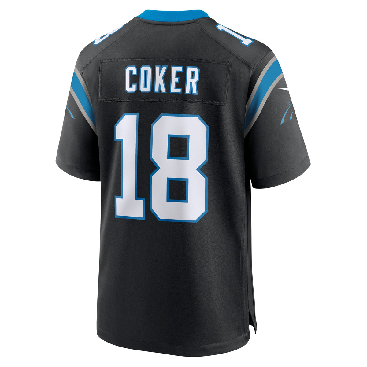 Men's Carolina Panthers Jalen Coker Black Team Jersey
