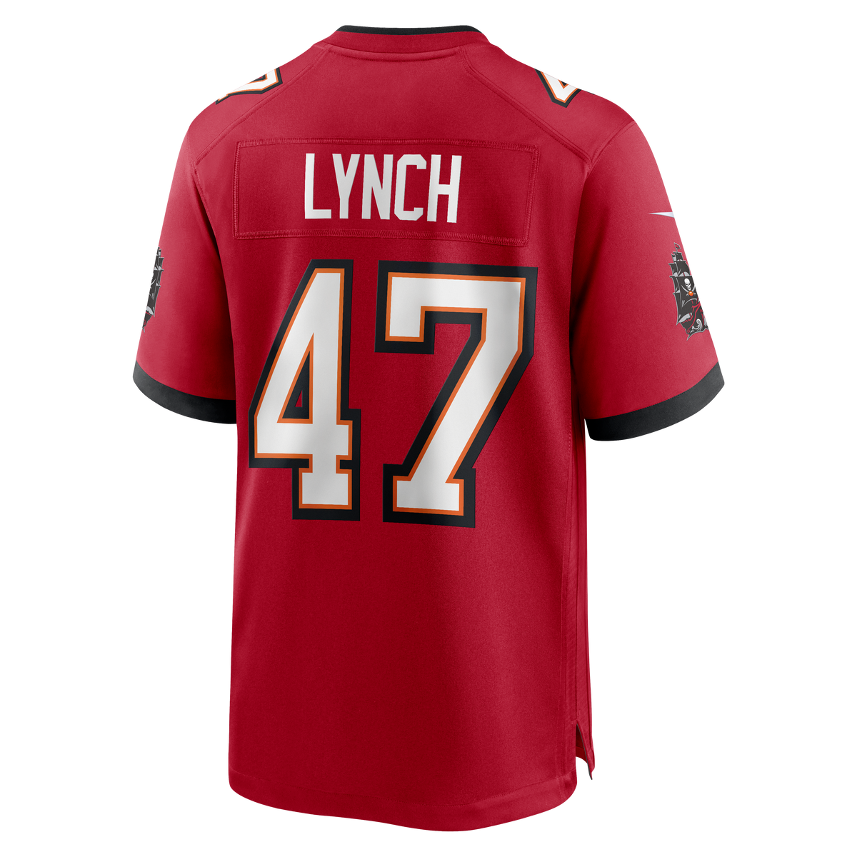 Men's Tampa Bay Buccaneers John Lynch Red Game Retired Player Jersey