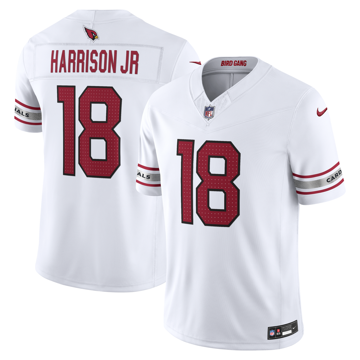 Men's Arizona Cardinals Marvin Harrison Jr Cardinal Team Stitched Jersey
