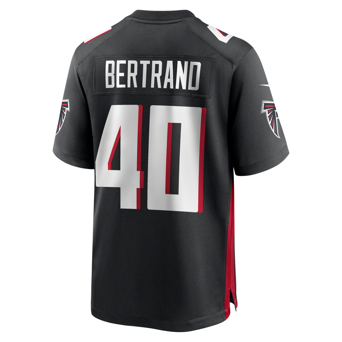 Men's Atlanta Falcons JD Bertrand Black Team Jersey
