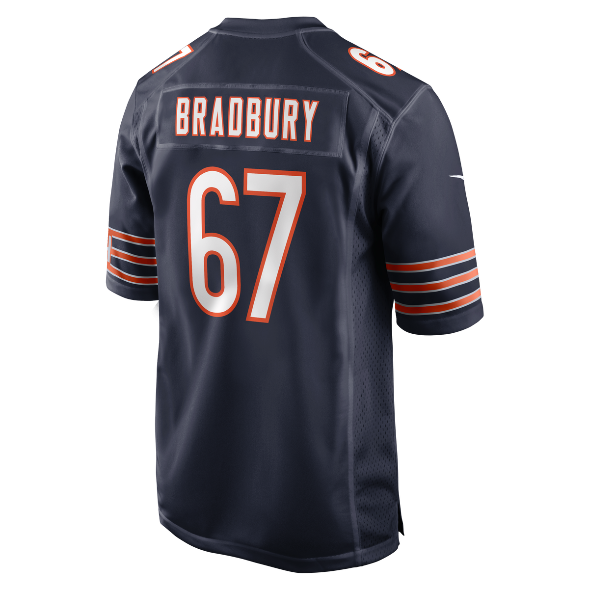 Men's Chicago Bears Garrett Bradbury Navy Team Jersey