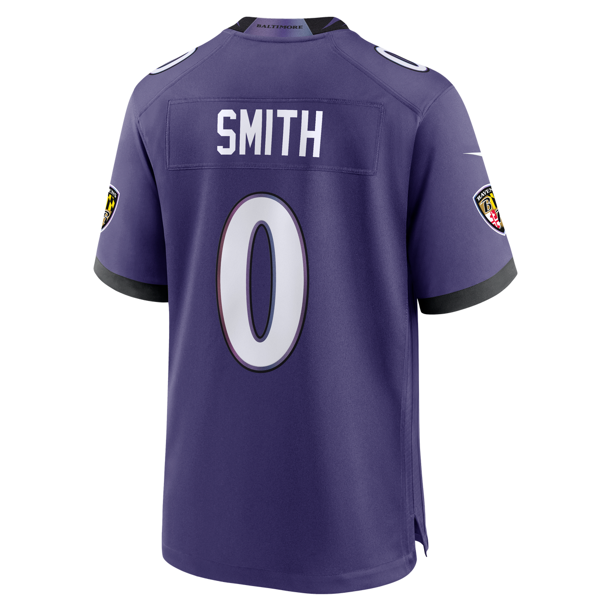 Men's Baltimore Ravens Roquan Smith Purple Team Jersey