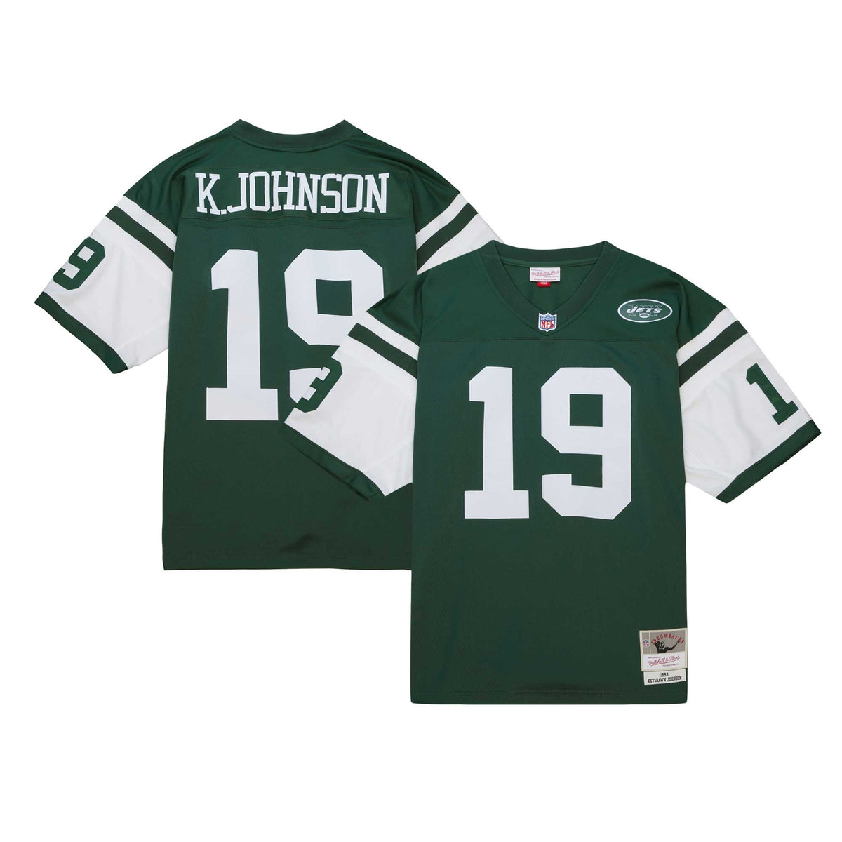 Men's New York Jets Keyshawn Johnson Kelly Green Legacy Replica Jersey