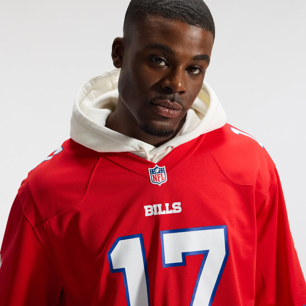 Men's Buffalo Bills Josh Allen White White Game Player Jersey