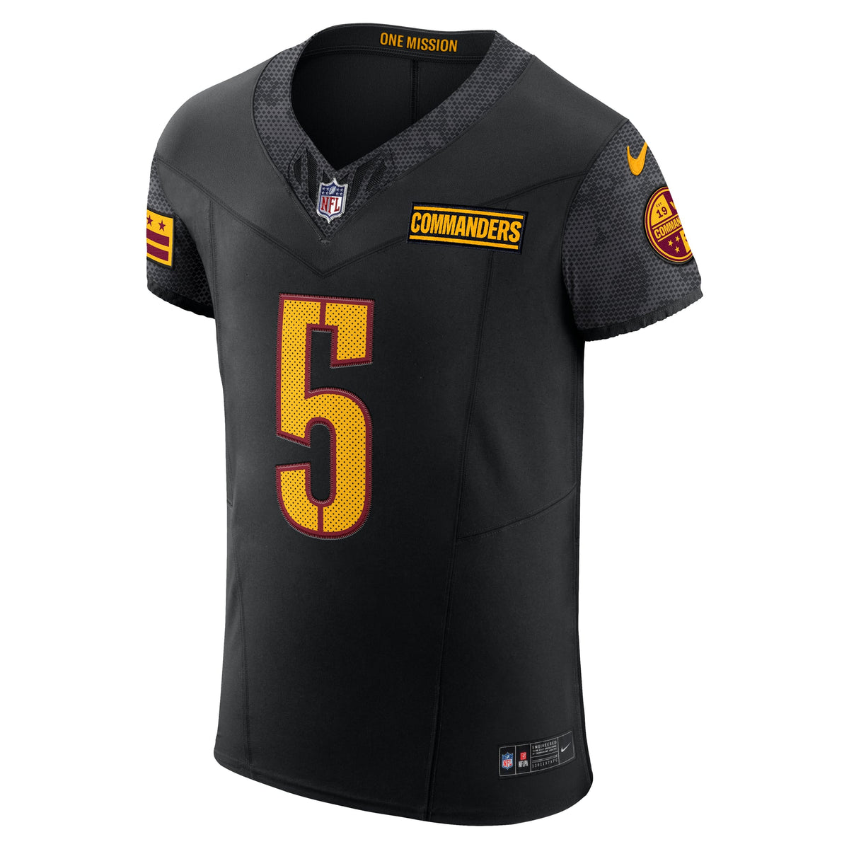 Men's Washington Commanders Jayden Daniels Burgundy Team Elite Jersey