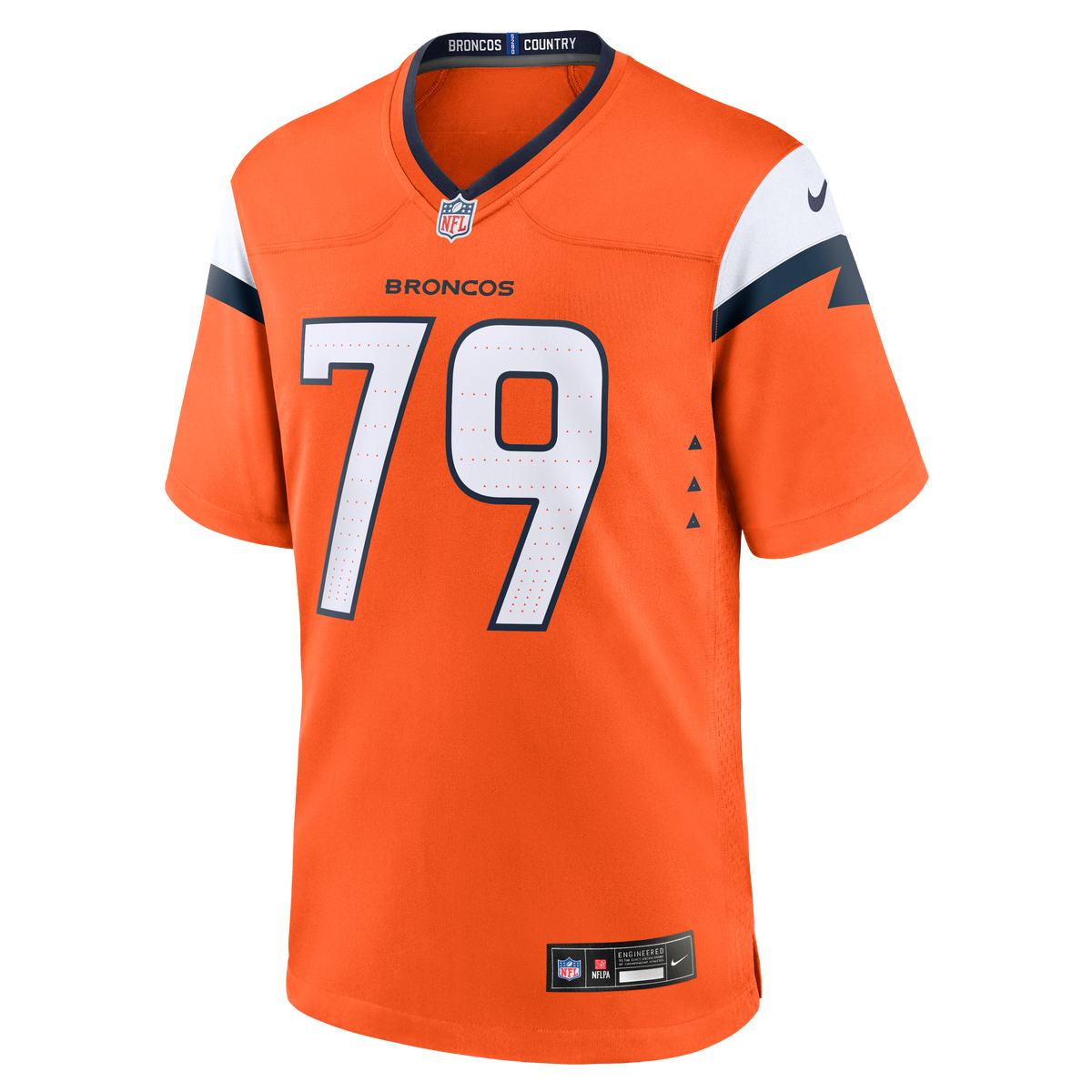 Men's Denver Broncos Matt Peart Orange Team Jersey