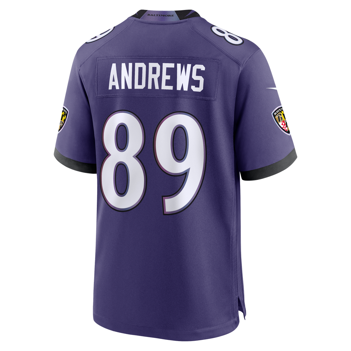 Men's Baltimore Ravens Mark Andrews Purple Team Jersey