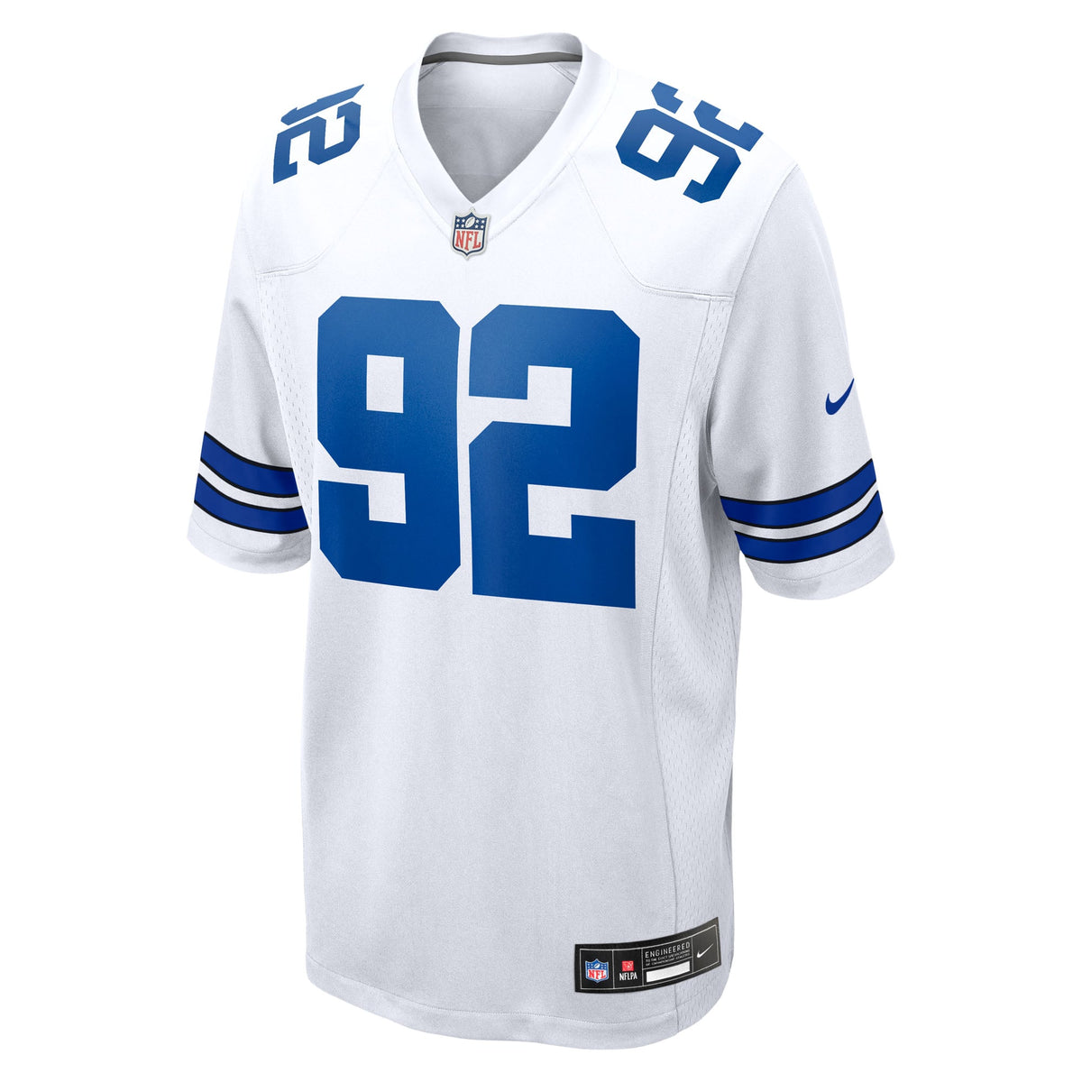 Men's Dallas Cowboys Quinnen Williams White Jersey