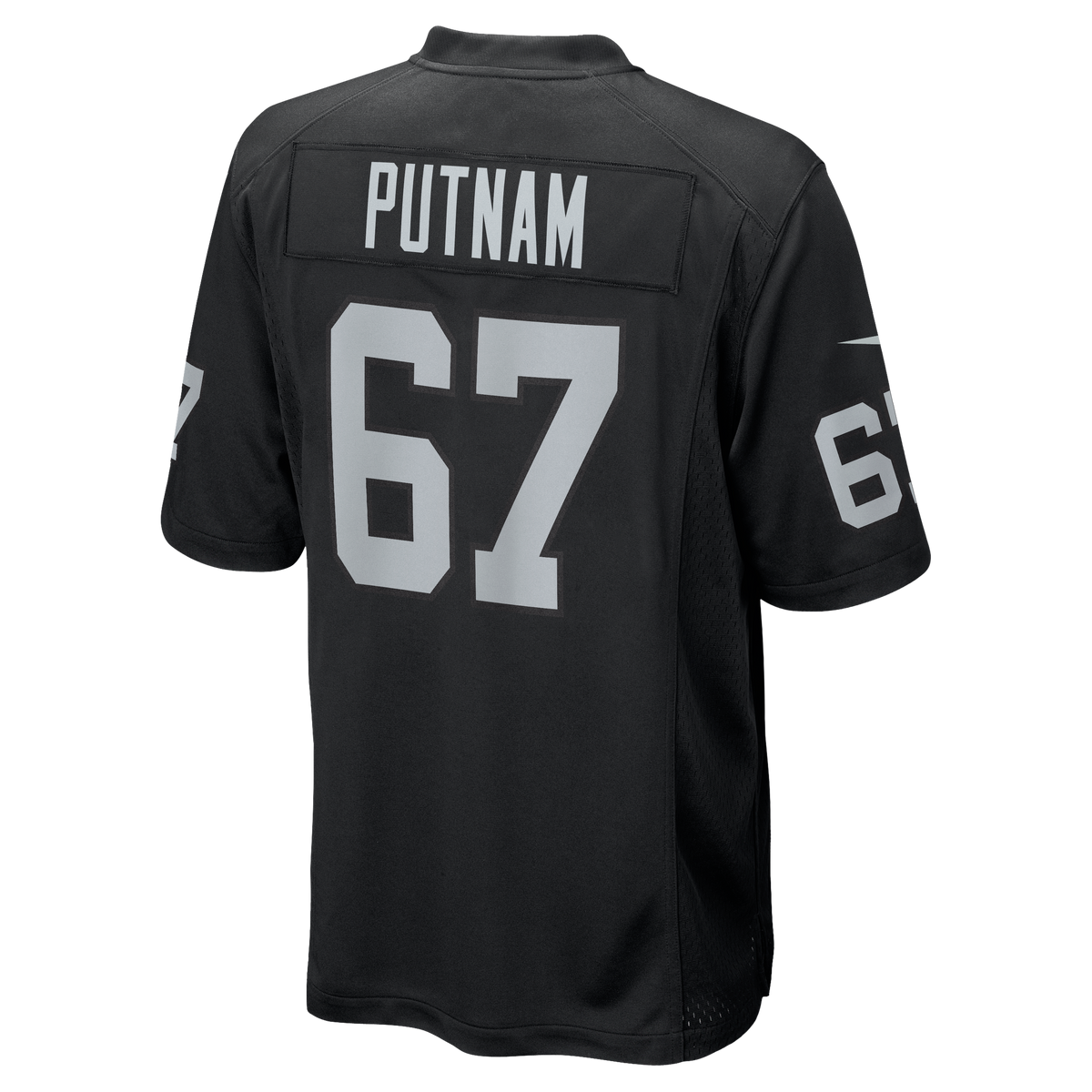 Men's Las Vegas Raiders Will Putnam Black Team Jersey