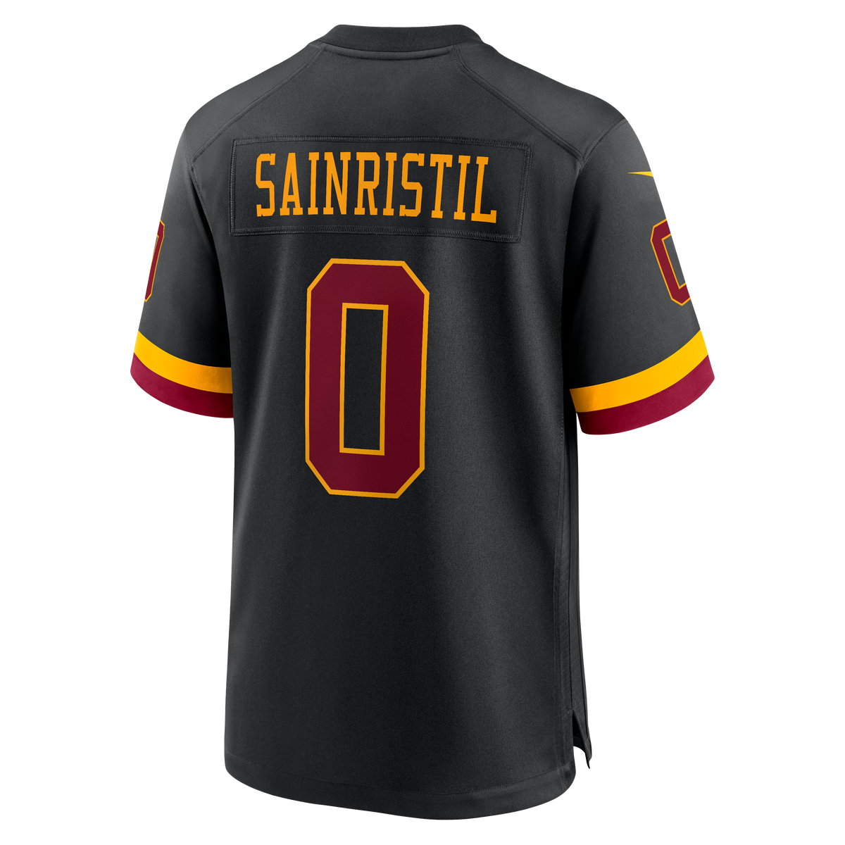 Men's Washington Commanders Mike Sainristil Black Hail Raiser Alternate Jersey