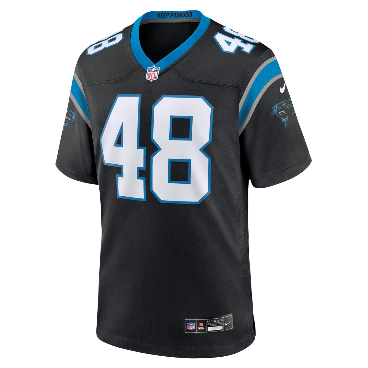 Men's Carolina Panthers Thomas Incoom Black Team Jersey