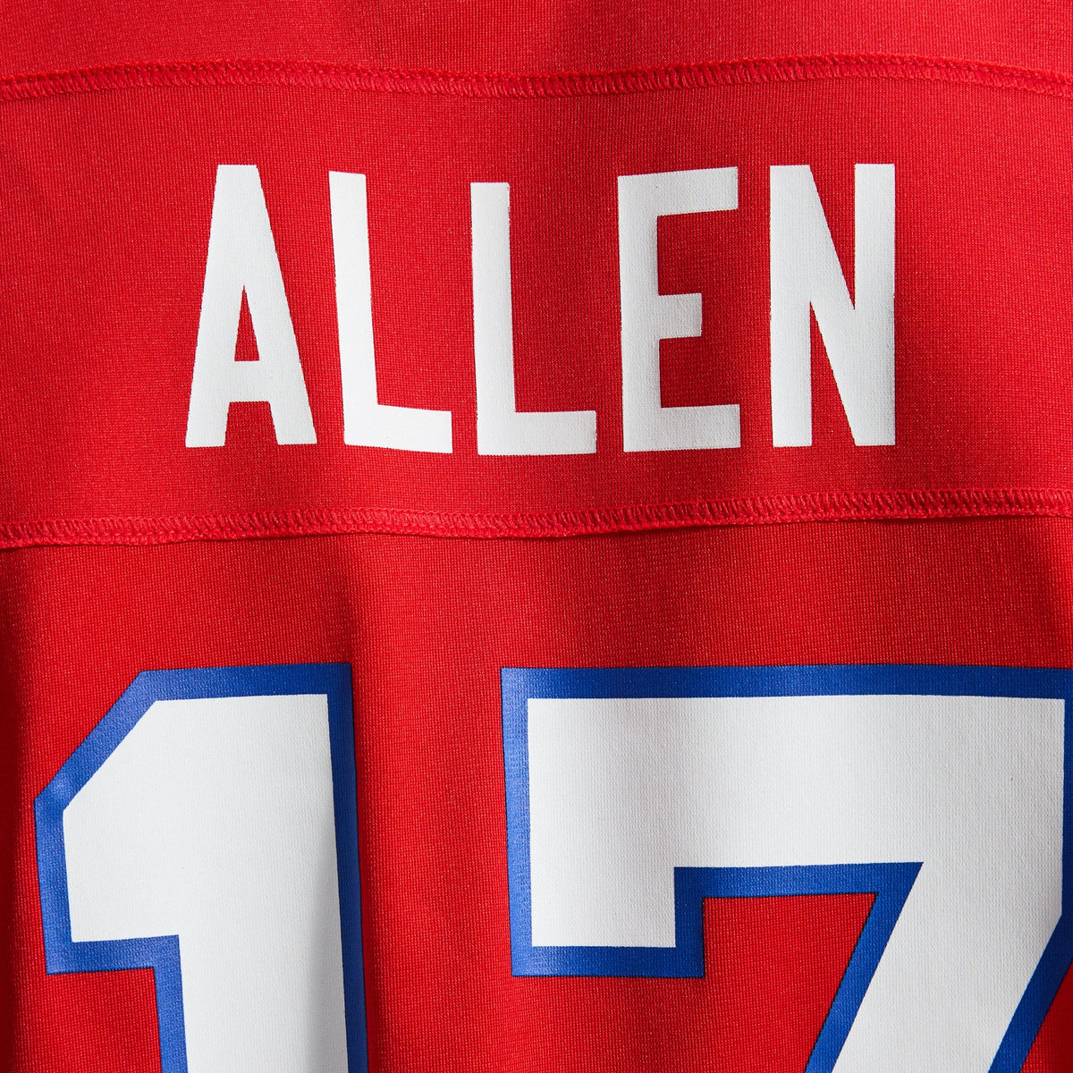 Men's Buffalo Bills Josh Allen White Game Player Jersey