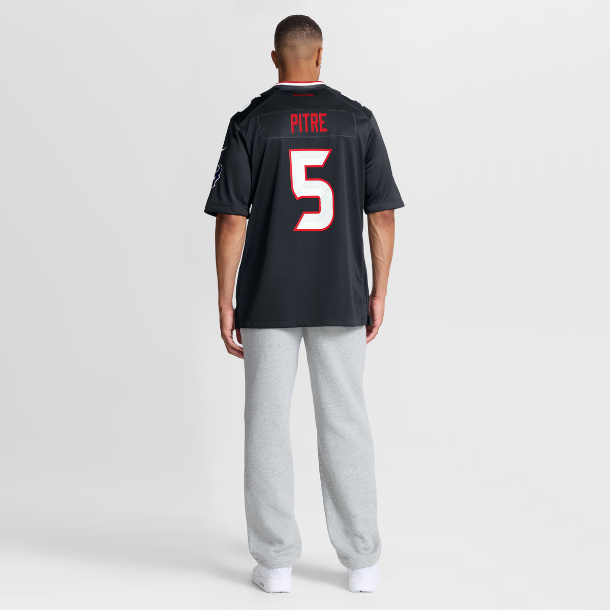 Men's Houston Texans Jalen Pitre Red Alternate Jersey