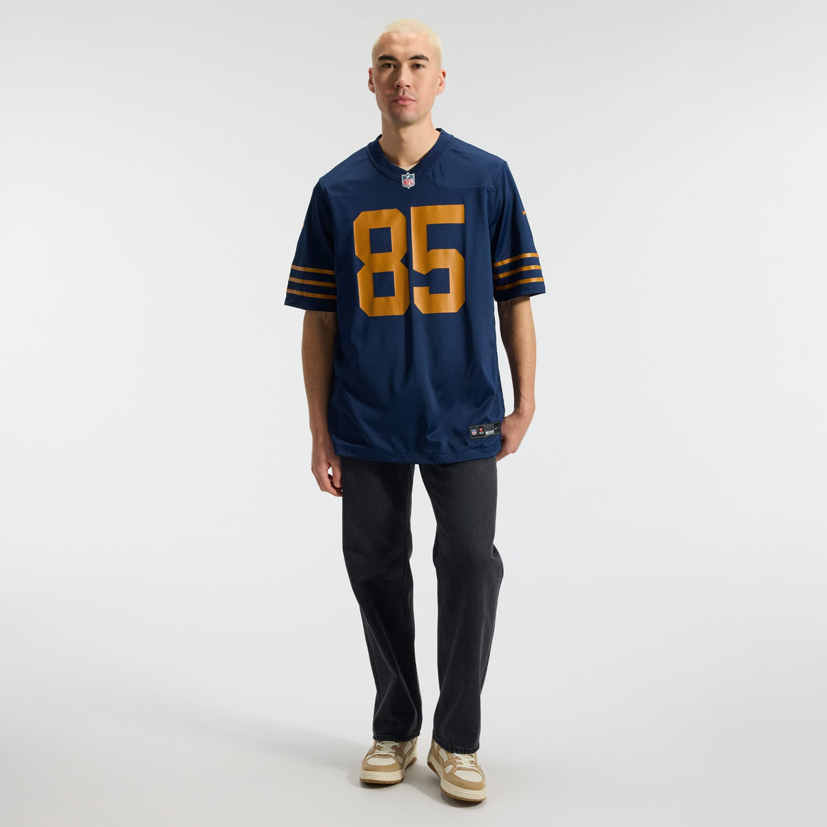 Men's Green Bay Packers Tucker Kraft Navy Alternate Jersey