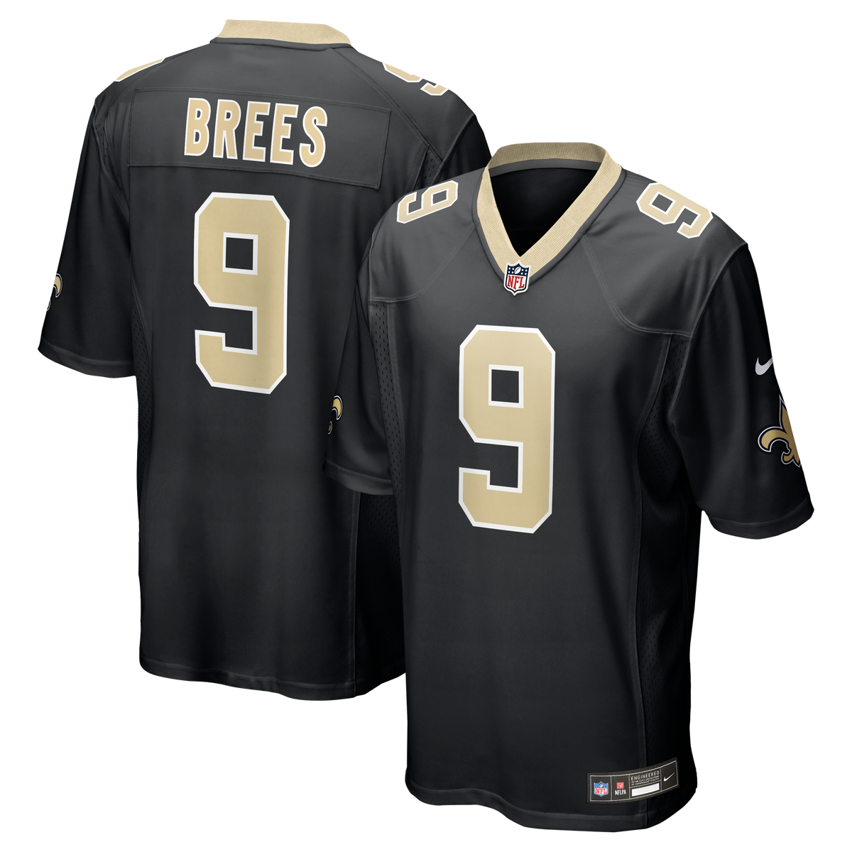Men's New Orleans Saints Drew Brees White Jersey