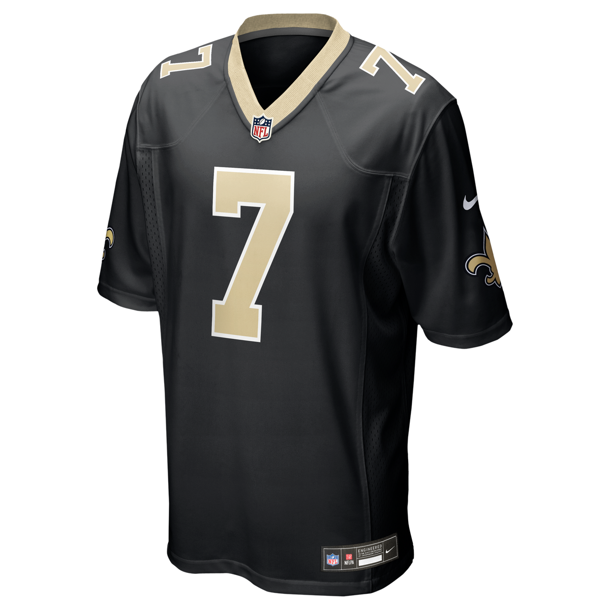 Men's New Orleans Saints Morten Andersen Black Game Retired Player Jersey