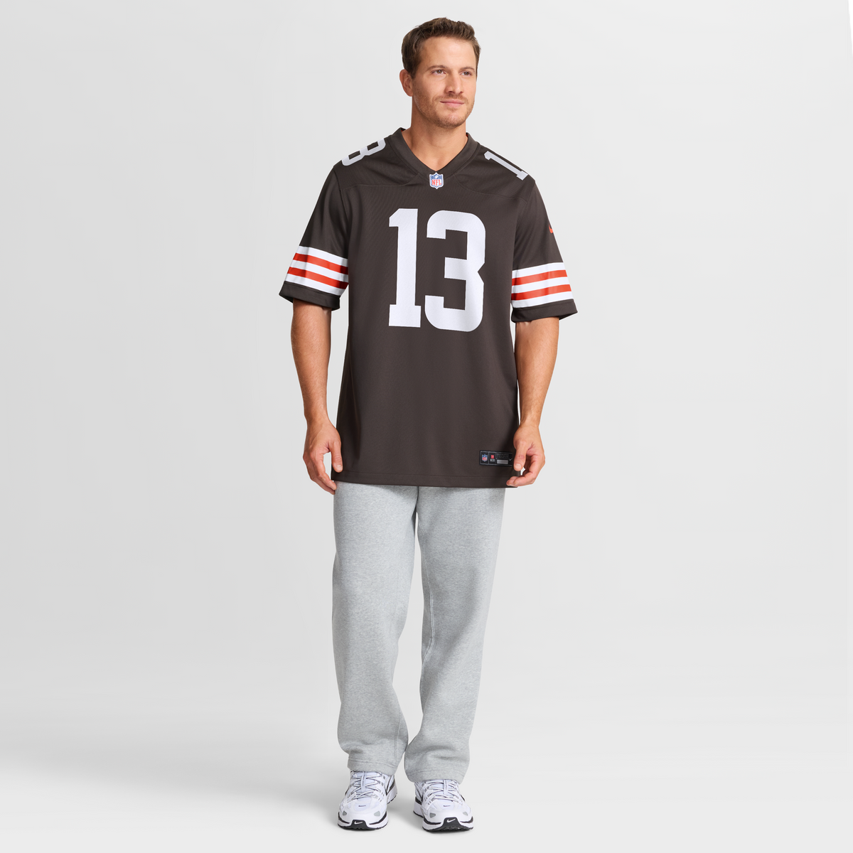 Men's Cleveland Browns Corey Bojorquez Brown Jersey