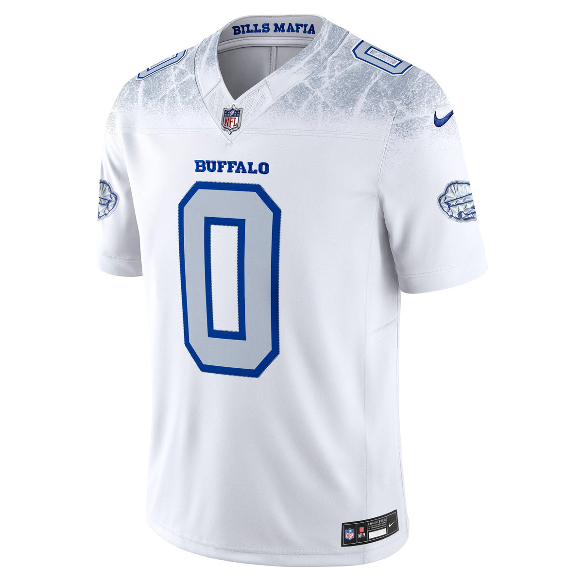Men's Buffalo Bills Keon Coleman White Rivalries Collection Stitched Jersey