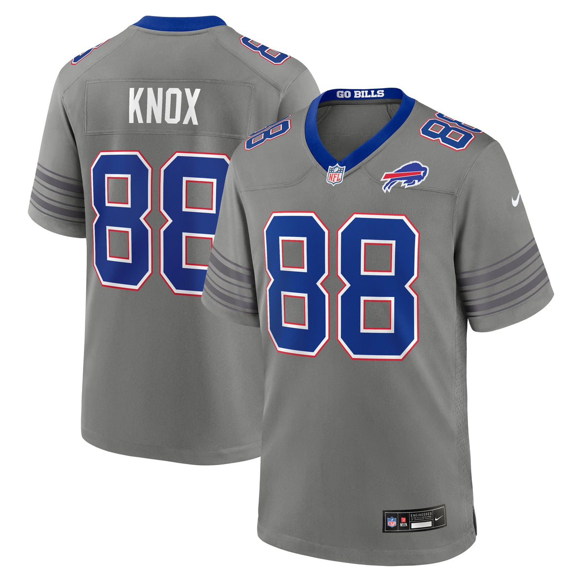 Men's Buffalo Bills Dawson Knox Red Alternate Jersey