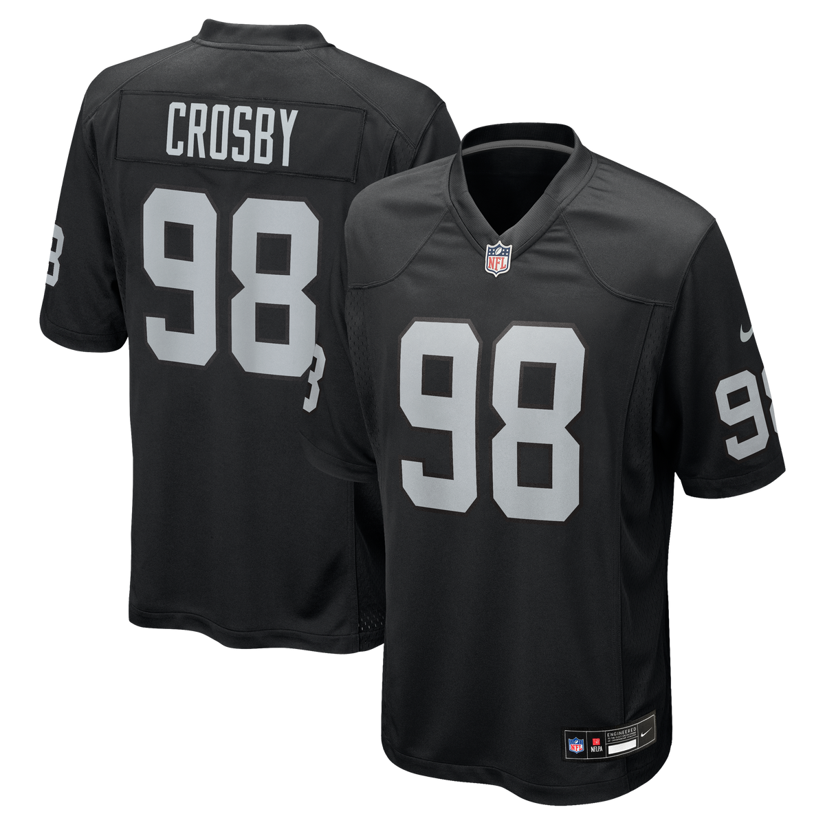 Men's Las Vegas Raiders Maxx Crosby White Alternate Jersey