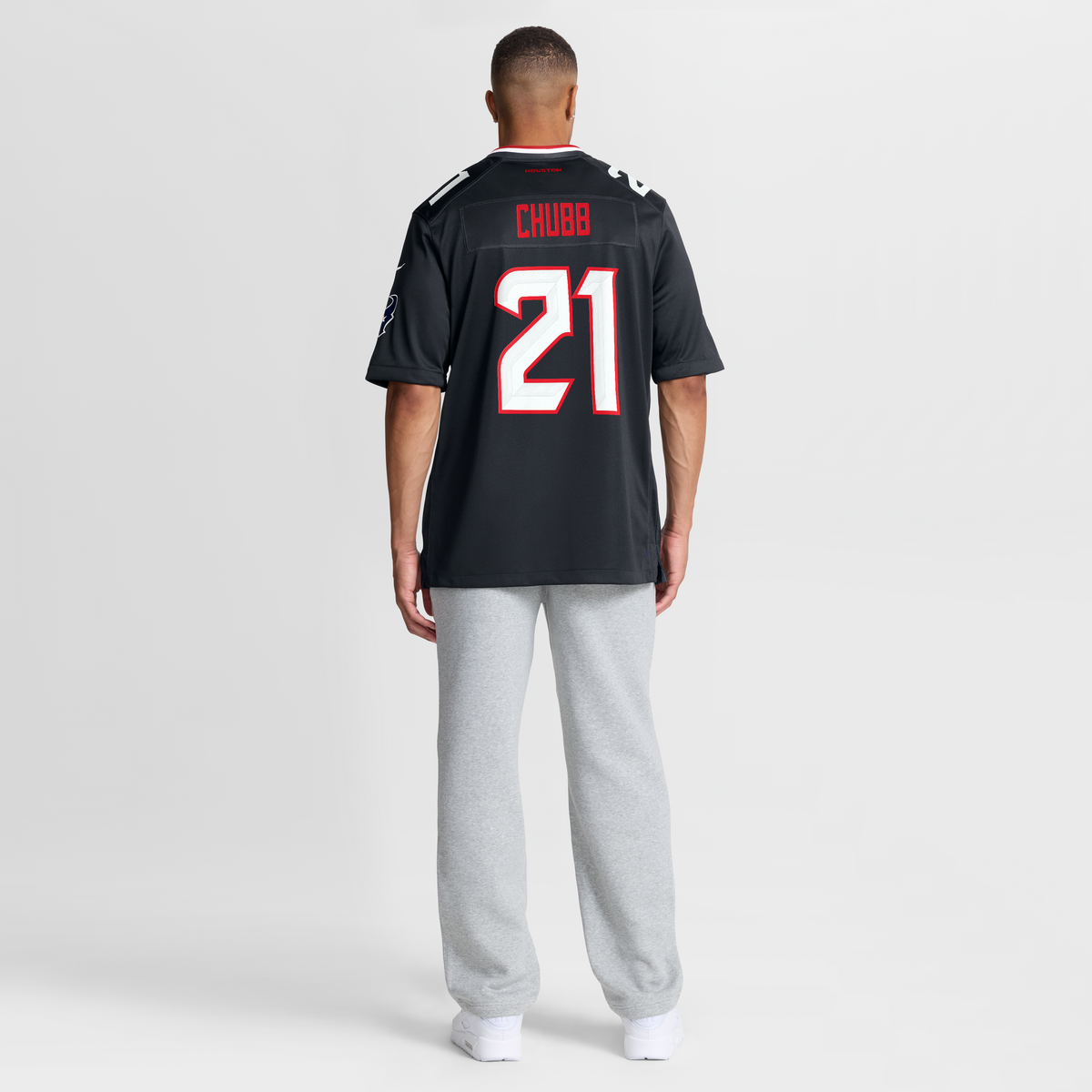 Men's Houston Texans Nick Chubb Navy Team Jersey