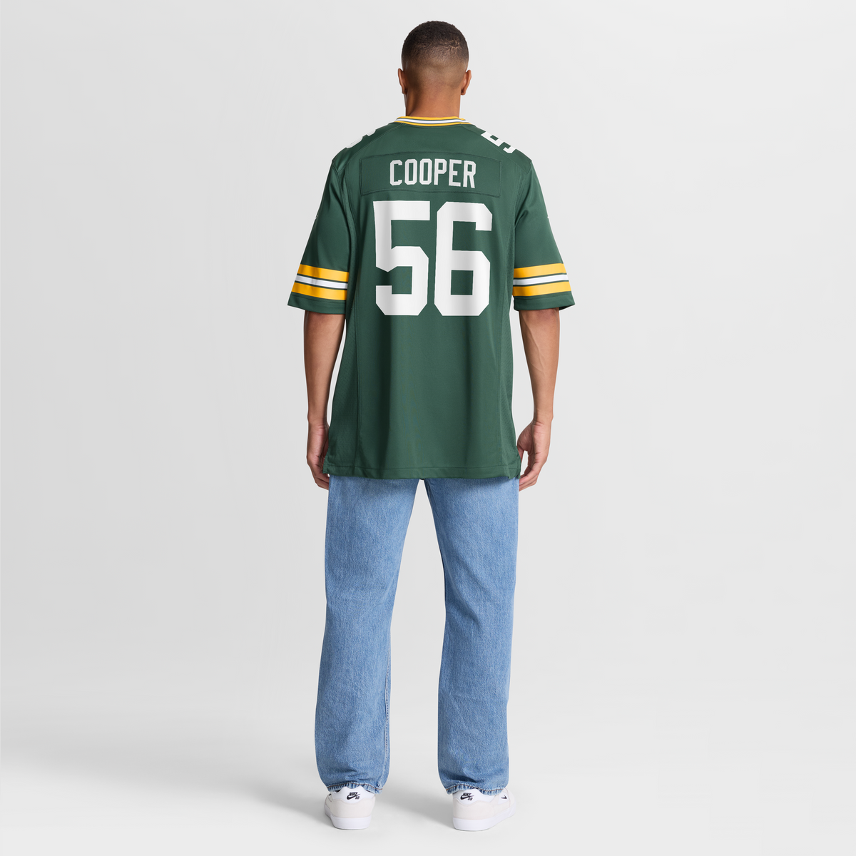 Men's Green Bay Packers Edgerrin Cooper Green Jersey