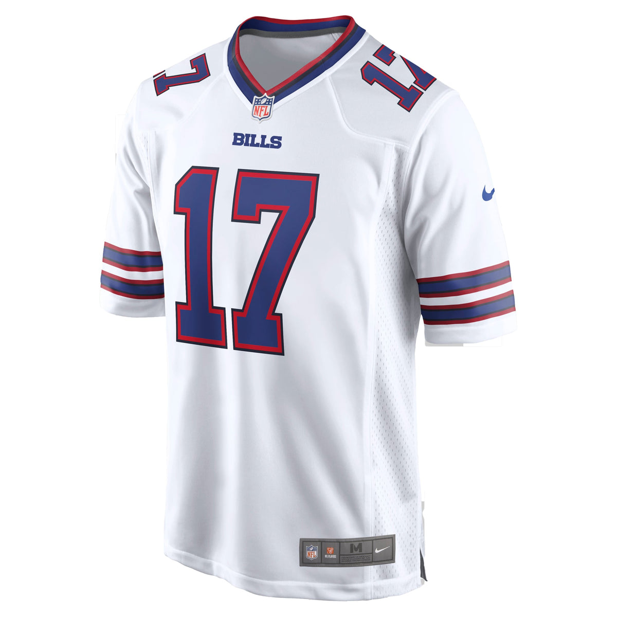 Men's Buffalo Bills Josh Allen White White Game Player Jersey