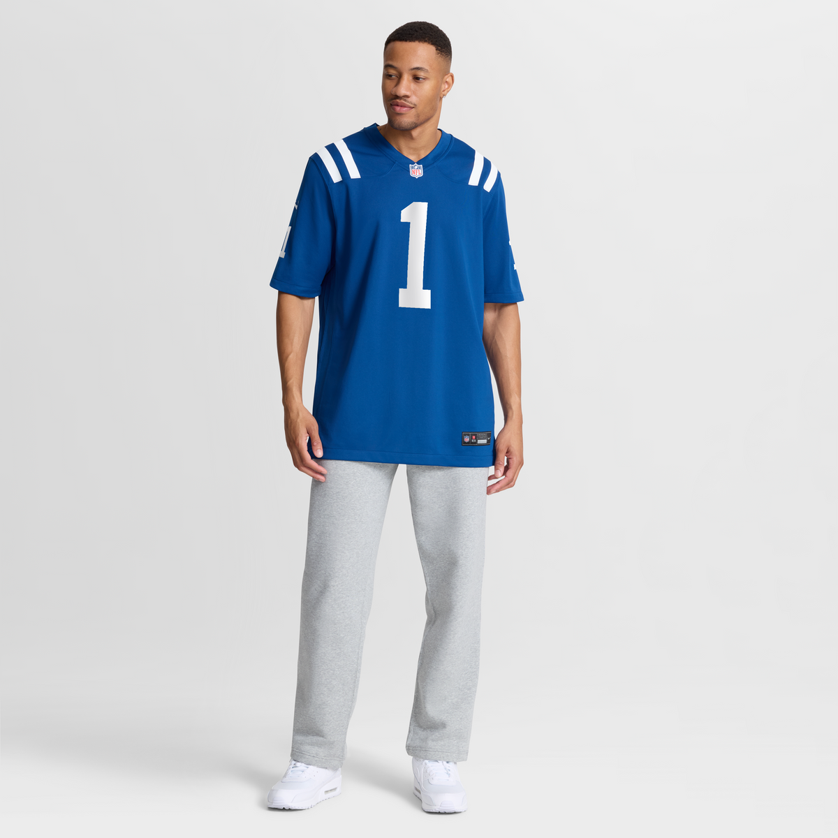 Men's Indianapolis Colts Ahmad Sauce Gardner Royal Team Jersey
