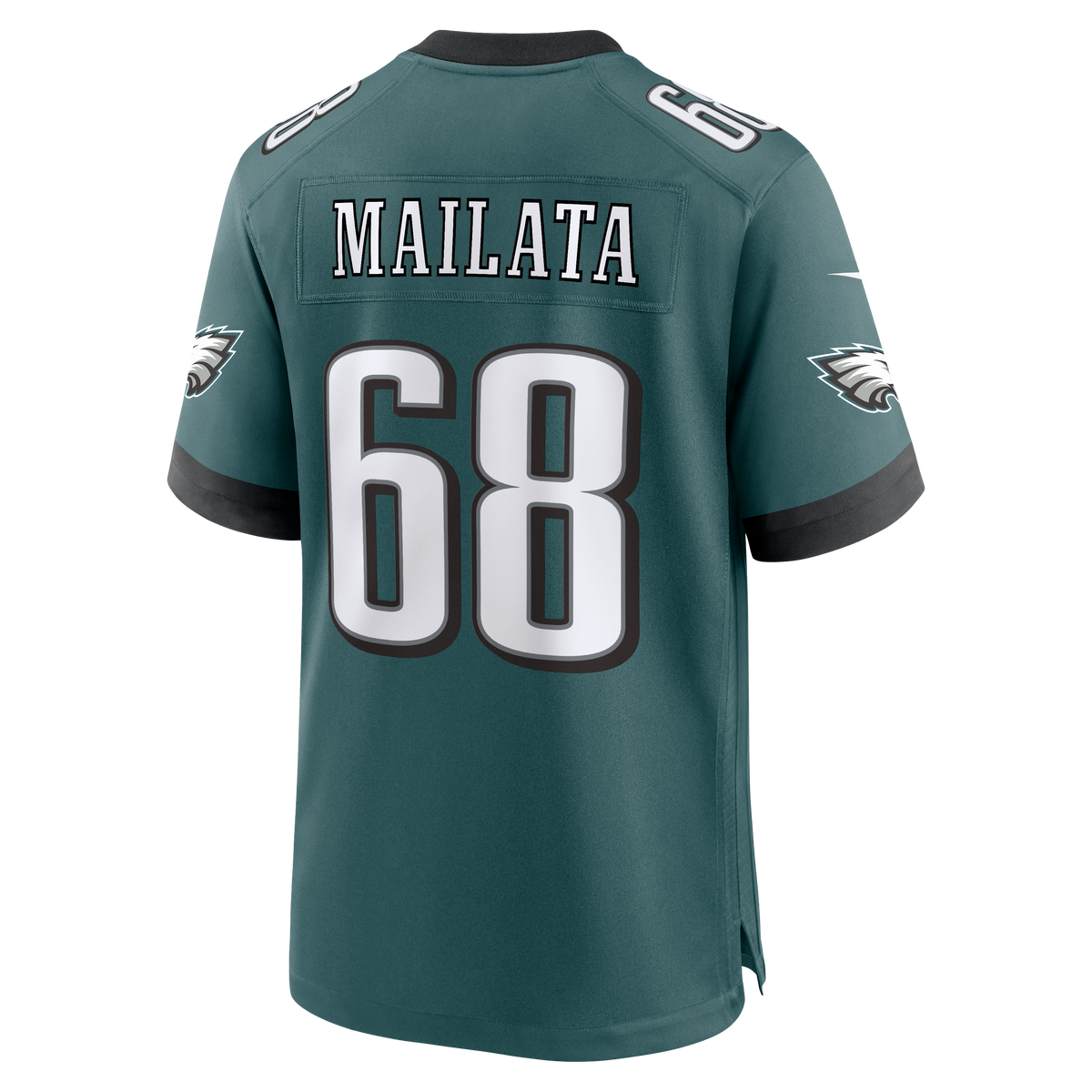Men's Philadelphia Eagles Mailata Midnight Green Team Jersey