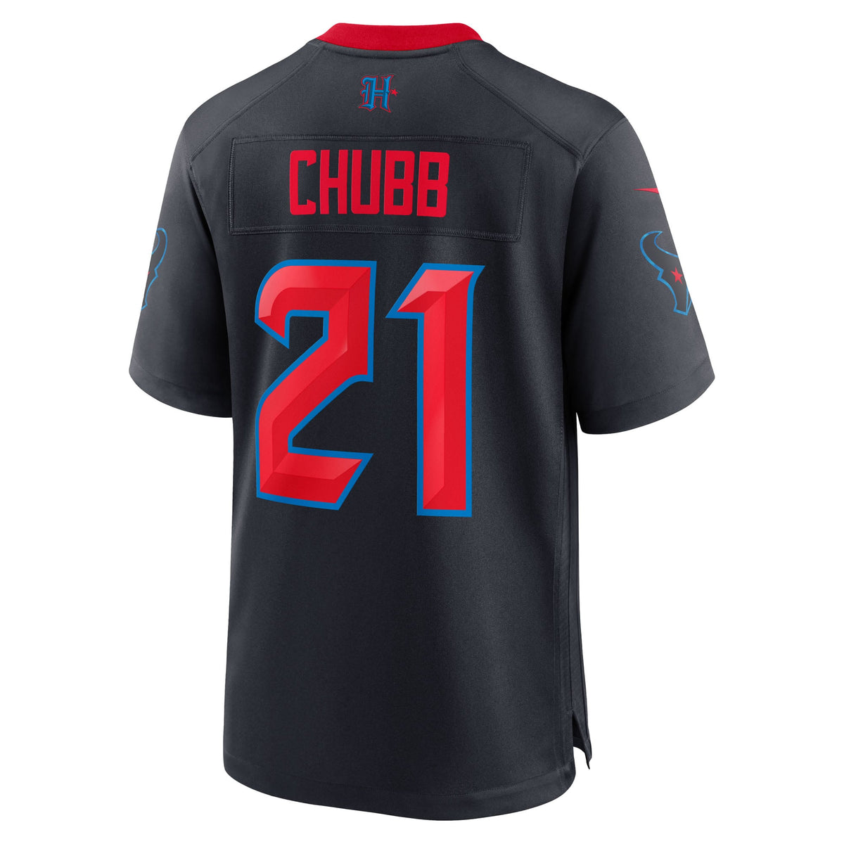 Men's Houston Texans Nick Chubb Navy Alternate 2 Jersey