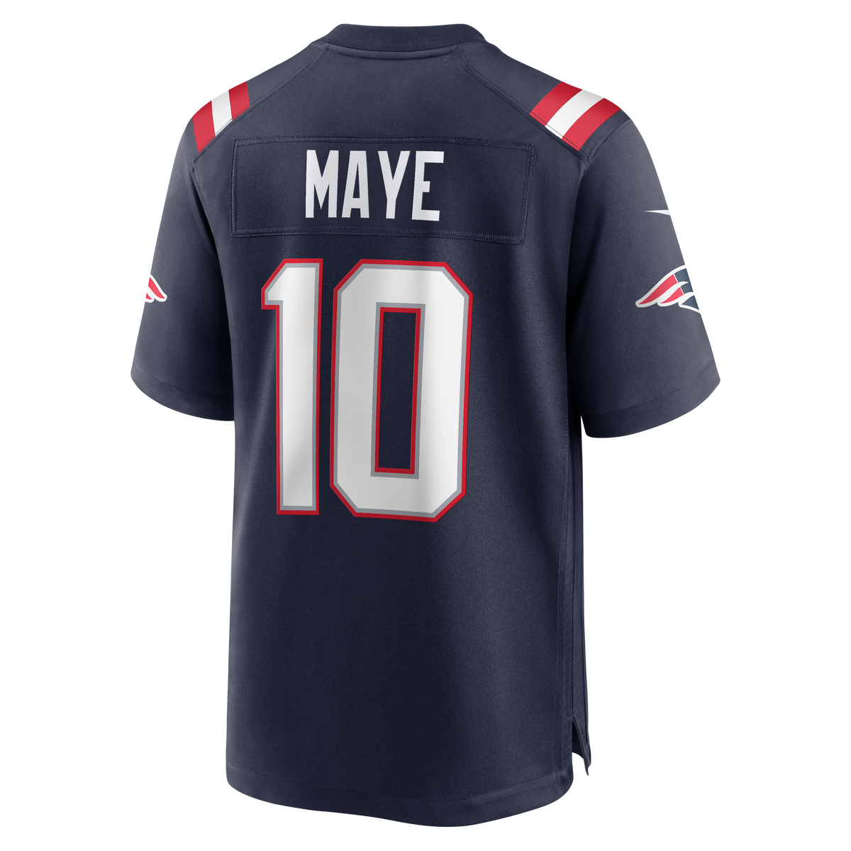 Men's New England Patriots Drake Maye Navy Player Jersey
