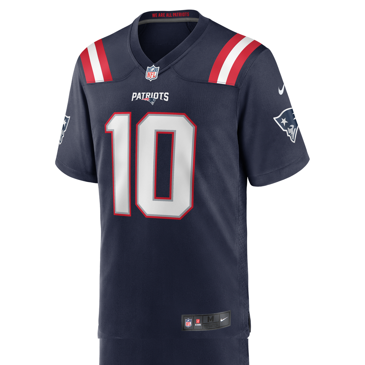 Men's New England Patriots Drake Maye Navy Player Jersey