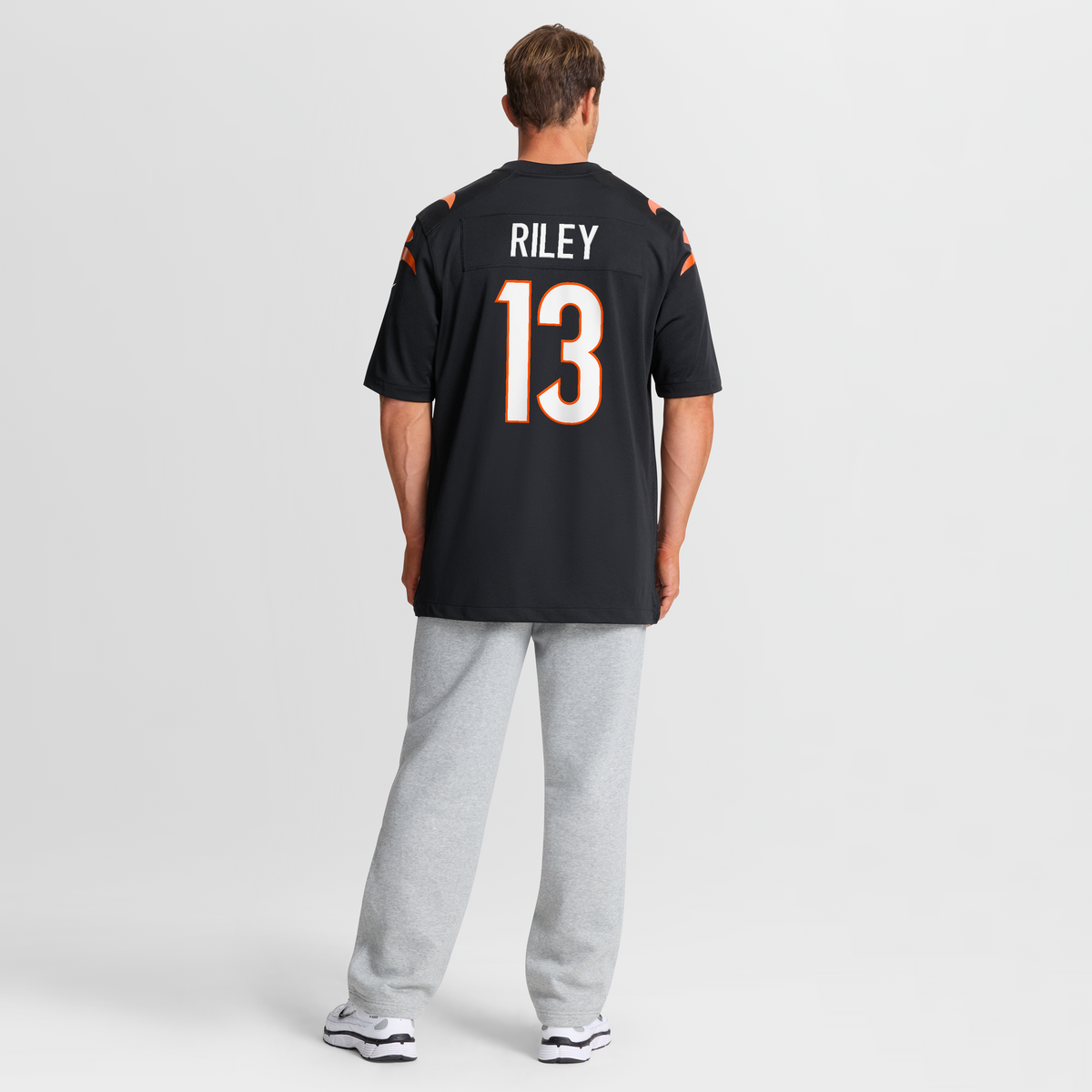 Men's Cincinnati Bengals Ken Riley Black Retired Player Jersey