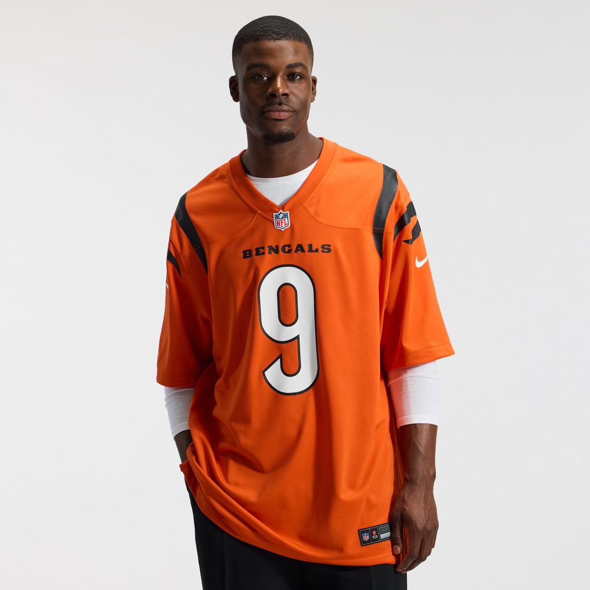 Men's Cincinnati Bengals Joe Burrow White Jersey