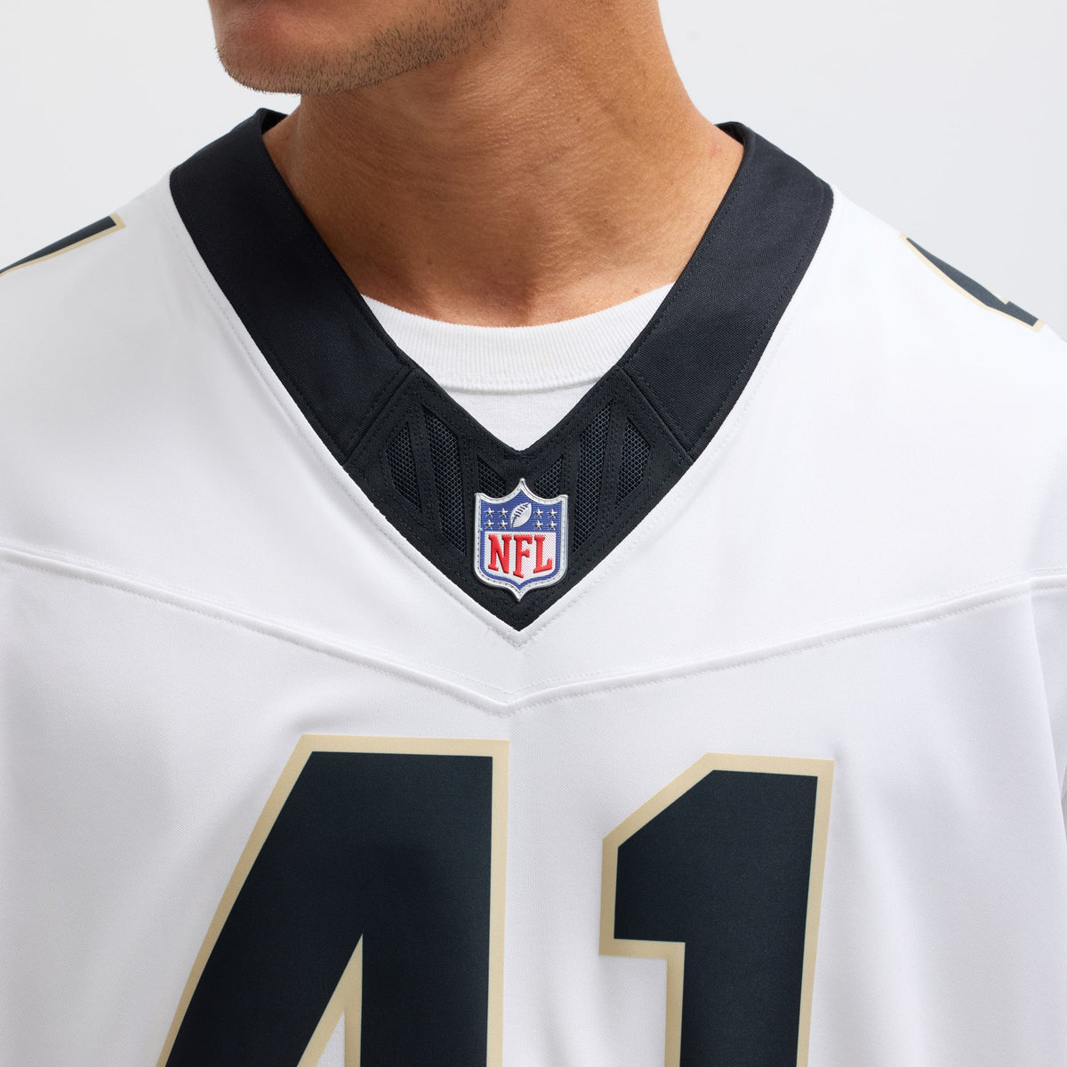 Men's New Orleans Saints Alvin Kamara White Jersey