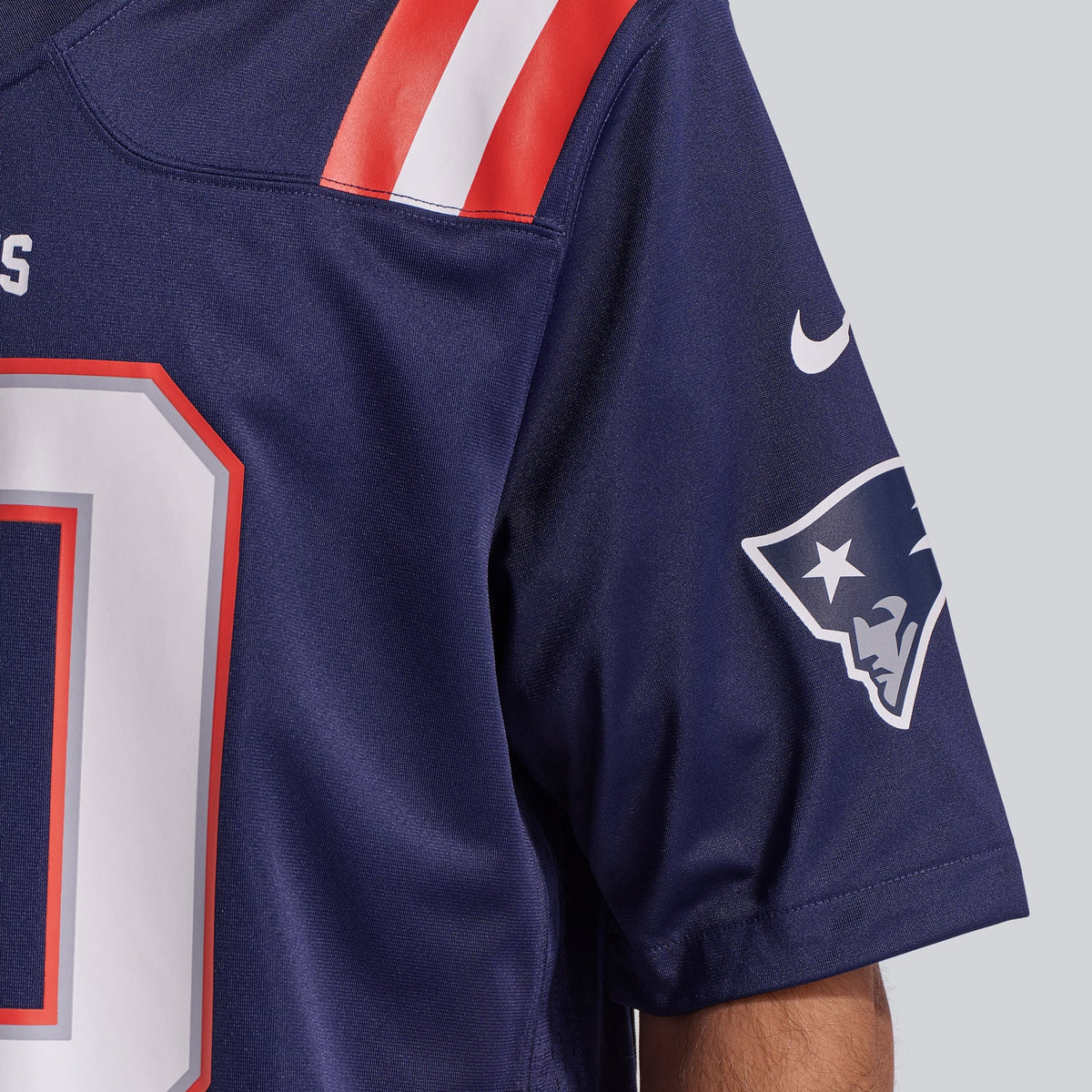 Men's New England Patriots Drake Maye Navy Player Jersey