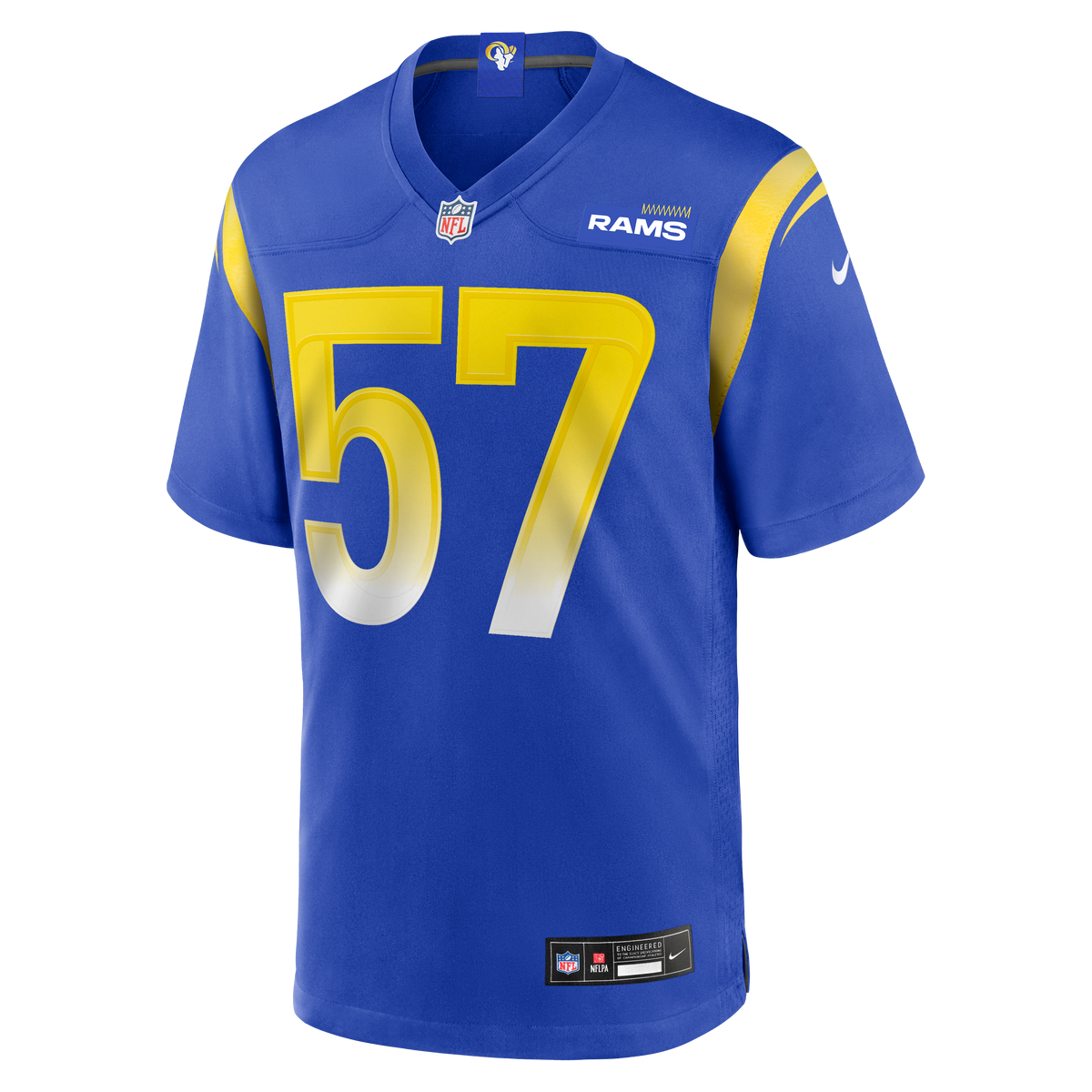 Men's Los Angeles Rams Ty Hamilton Royal Team Jersey