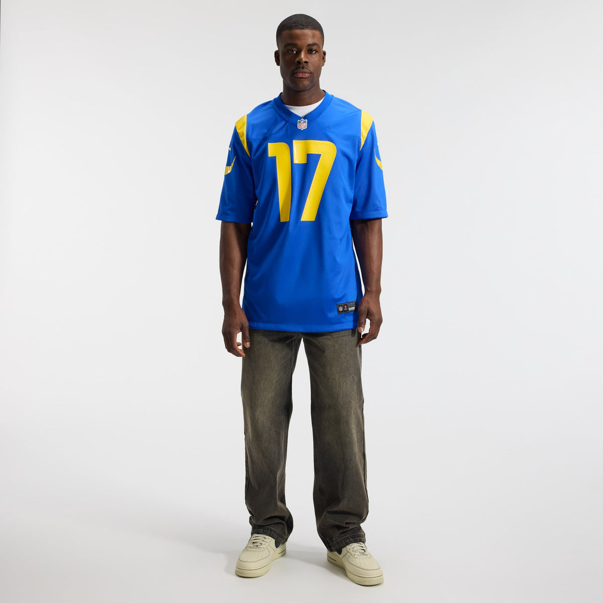 Men's Los Angeles Rams Davante Adams Royal Team Game Player Jersey