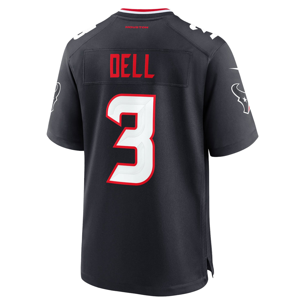 Men's Houston Texans Tank Dell Navy Jersey