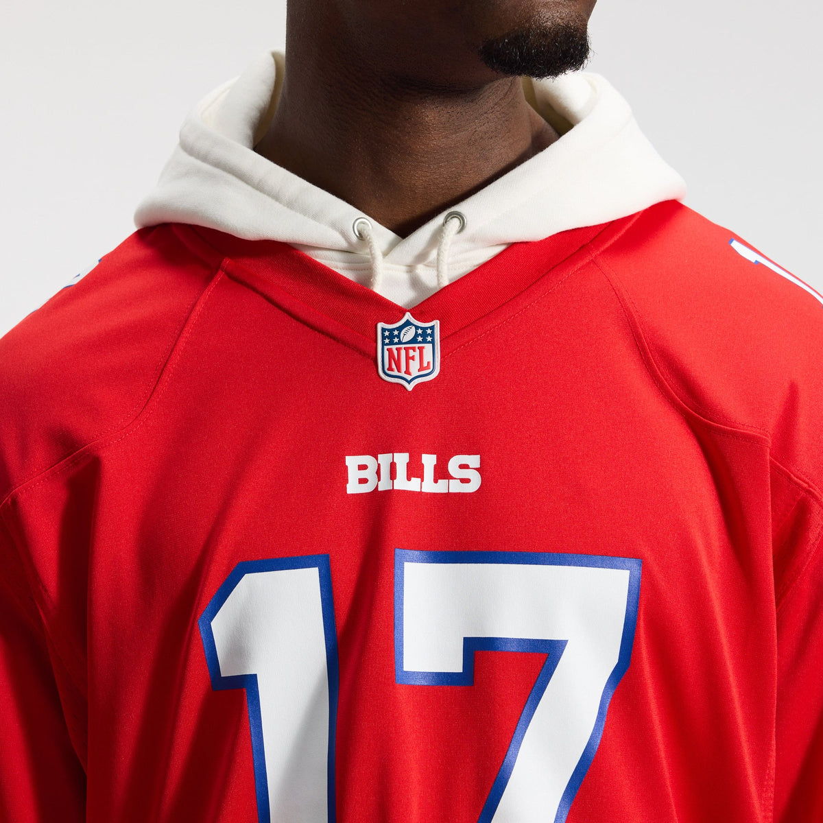 Men's Buffalo Bills Josh Allen White Game Player Jersey