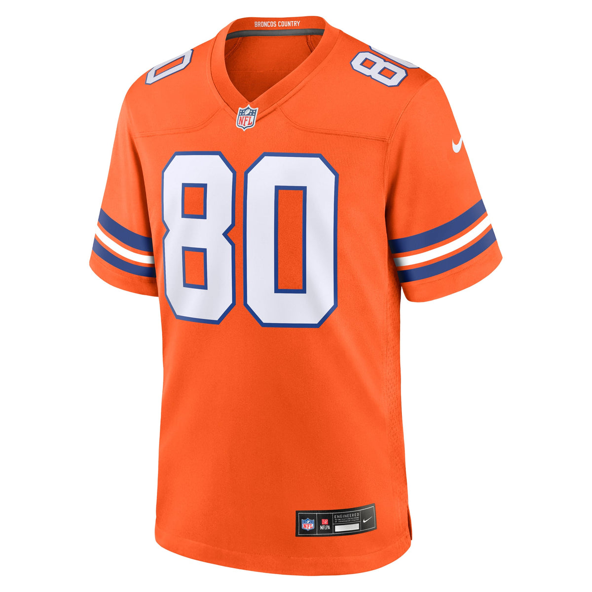 Men's Denver Broncos Rod Smith Orange Retired Player Alternate Jersey