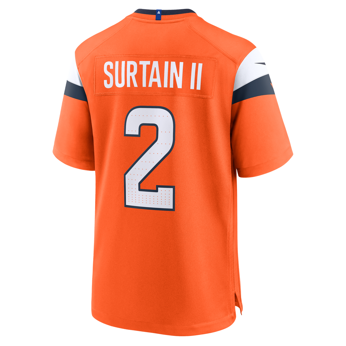 Men's Denver Broncos Patrick Surtain II Orange Team Jersey