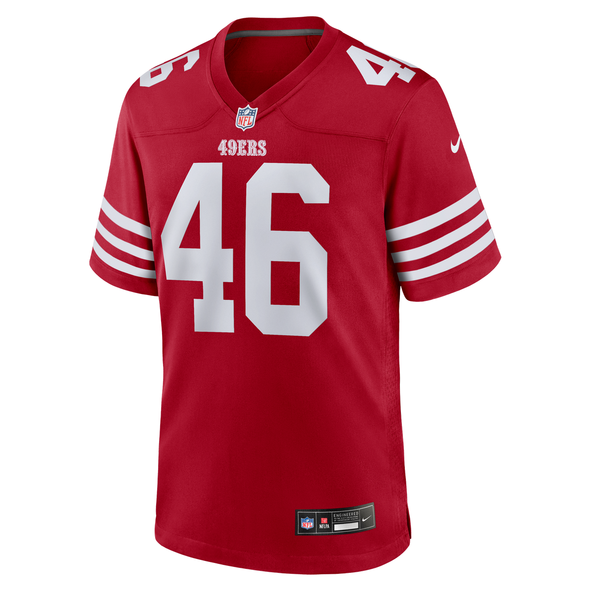 Men's San Francisco 49ers Jon Weeks Scarlet Team Jersey
