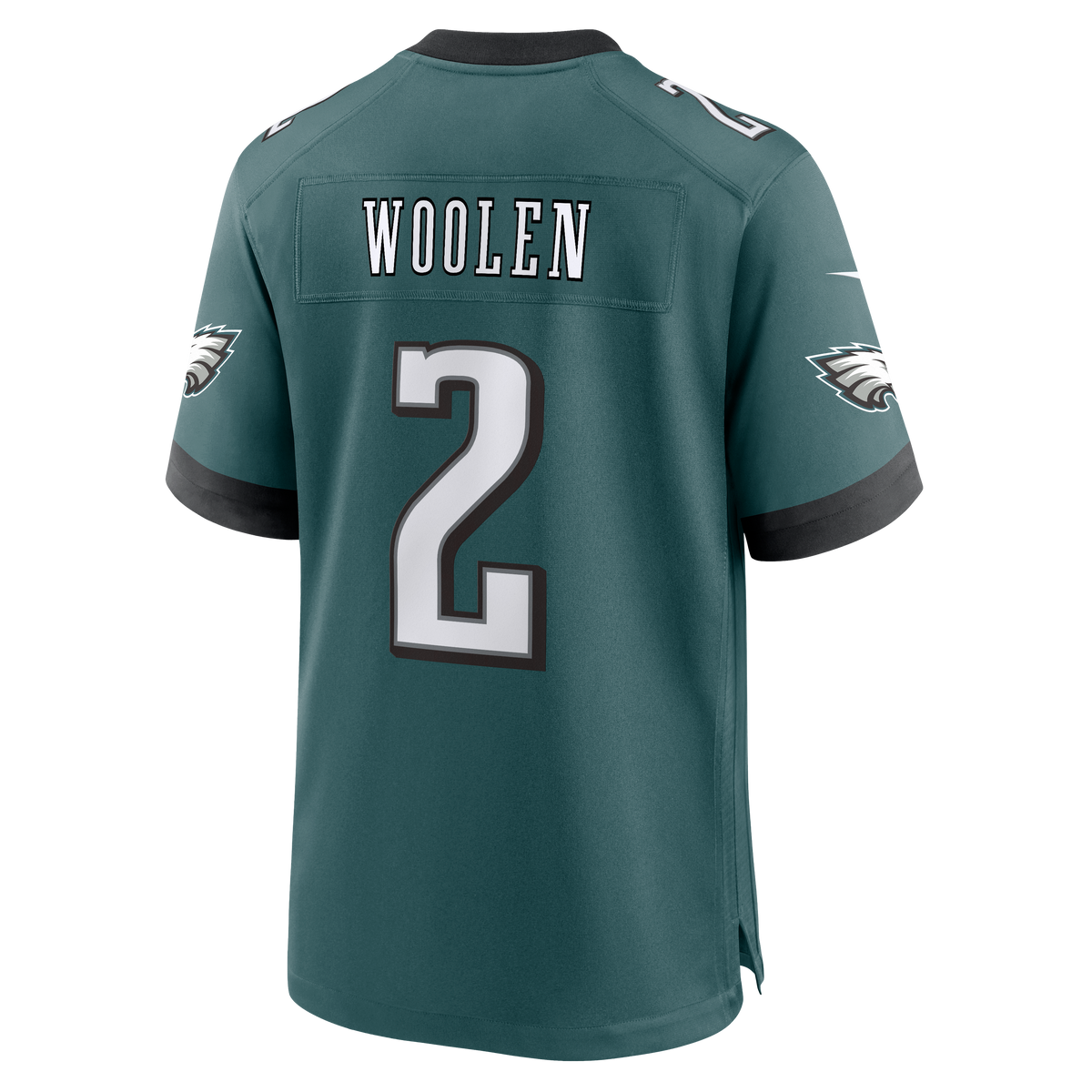 Men's Philadelphia Eagles Tariq Woolen Midnight Green Team Jersey