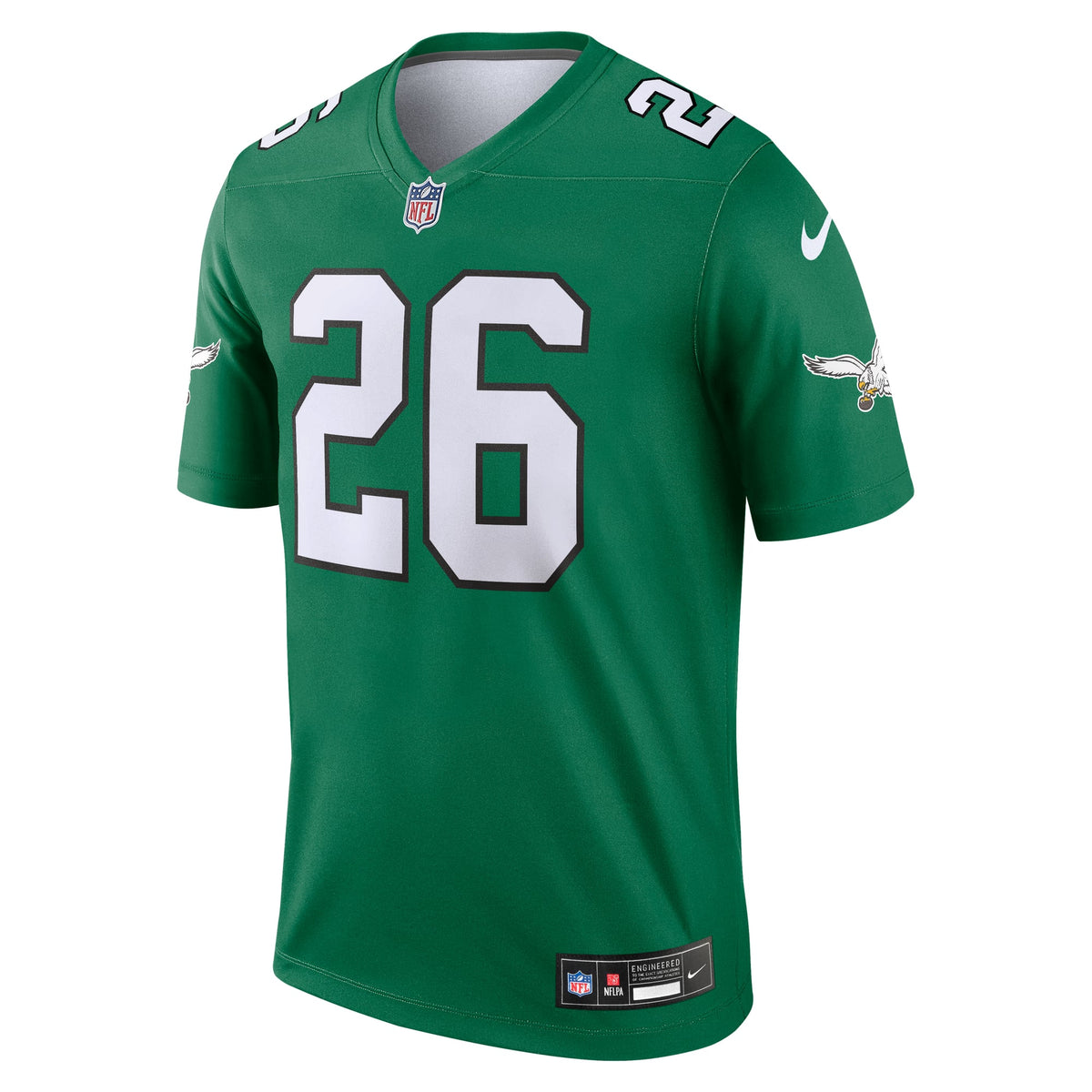 Men's Philadelphia Eagles Saquon Barkley Kelly Green Legend Player Performance Top Jersey