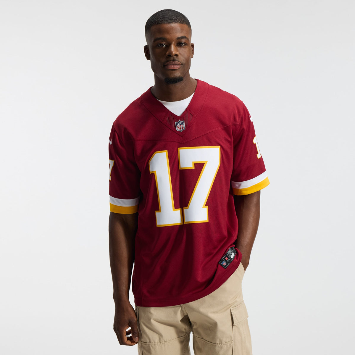 Men's Washington Commanders Terry McLaurin White Stitched Jersey