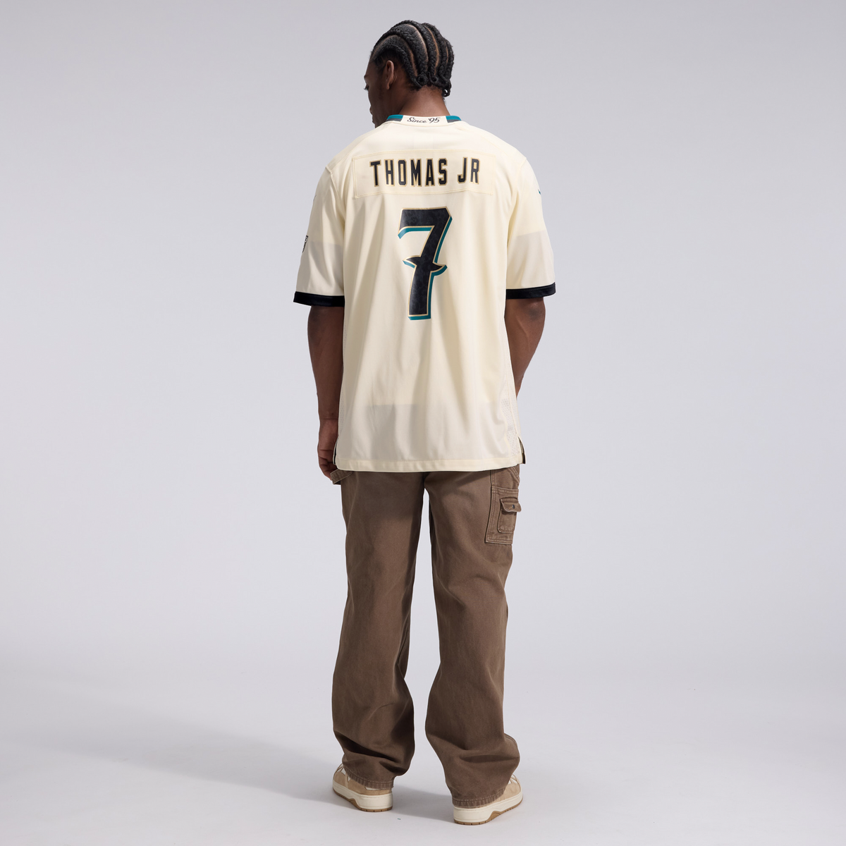 Men's Jacksonville Jaguars Brian Thomas Jr Natural 2026 Rivalries Collection Jersey