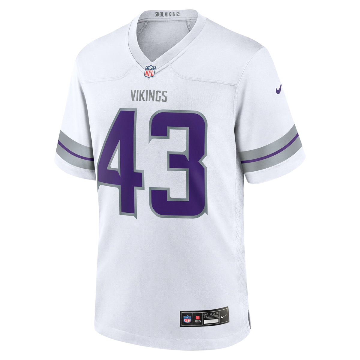 Men's Minnesota Vikings Andrew Van Ginkel White Alternate Jersey
