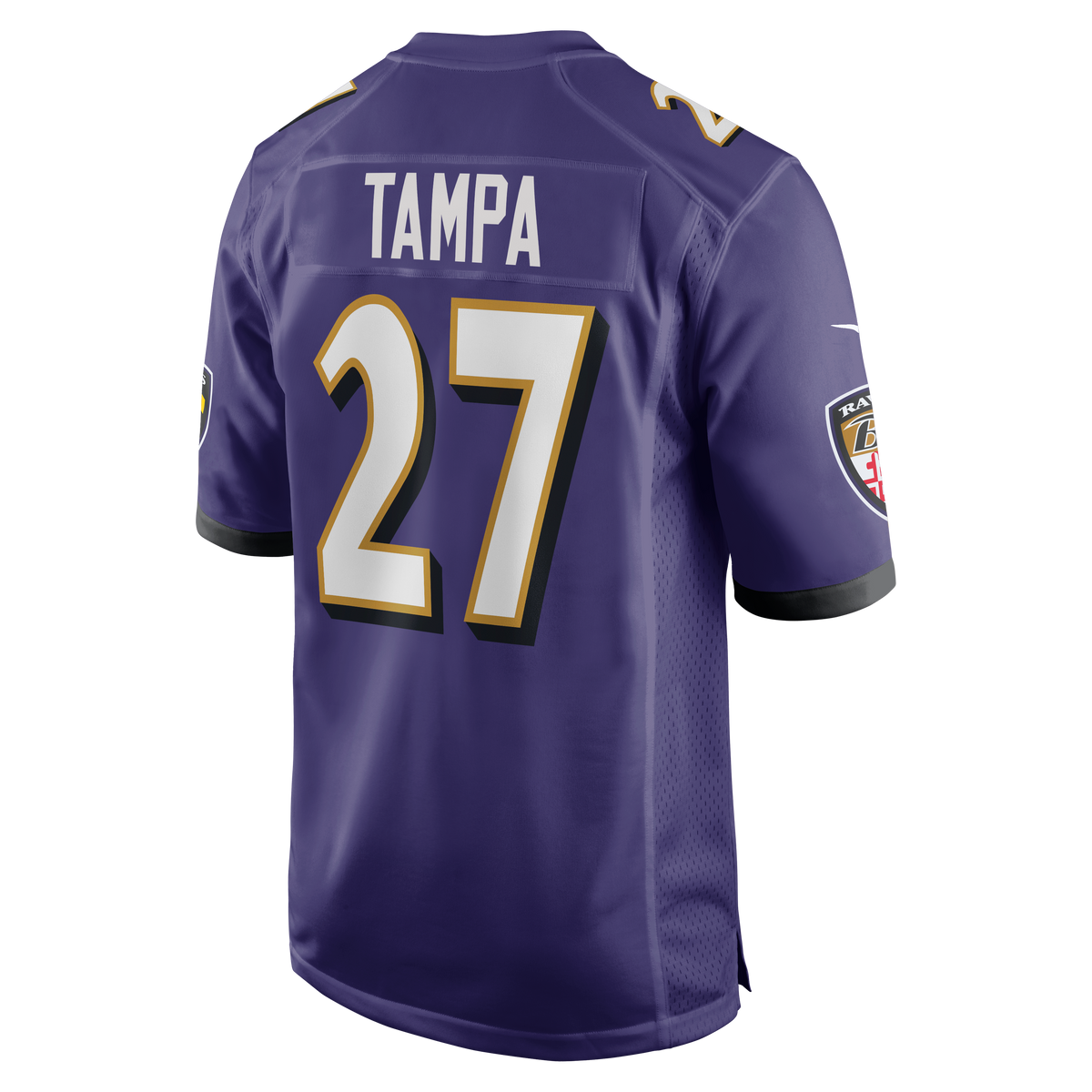 Men's Baltimore Ravens T J Tampa Purple Team Jersey
