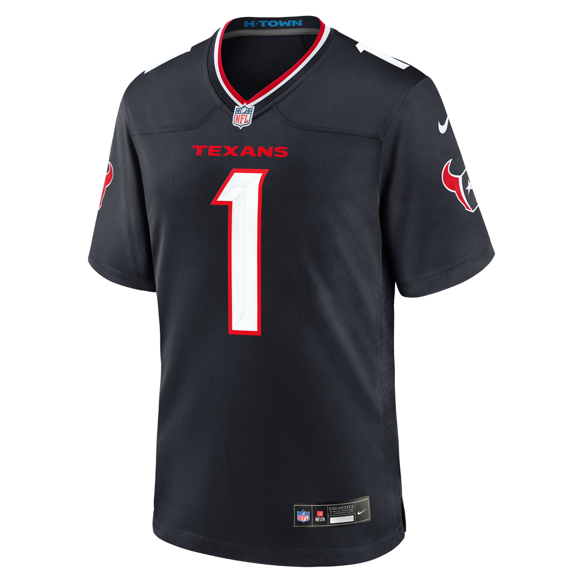 Men's Houston Texans Tank Dell Navy Team Jersey